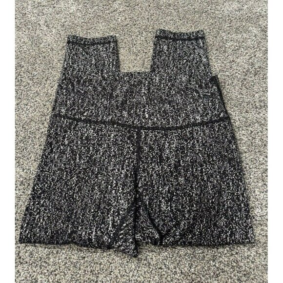 Lululemon High Times Pant Luon Suited Jacquard Black White Size 8 EUC - Picture 3 of 6